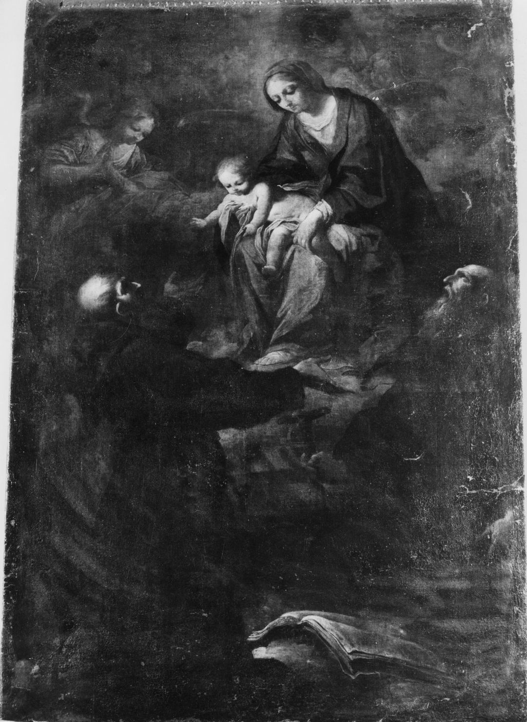 Madonna con Bambino (dipinto, opera isolata) - ambito senese (fine/inizio secc. XVII/ XVIII)