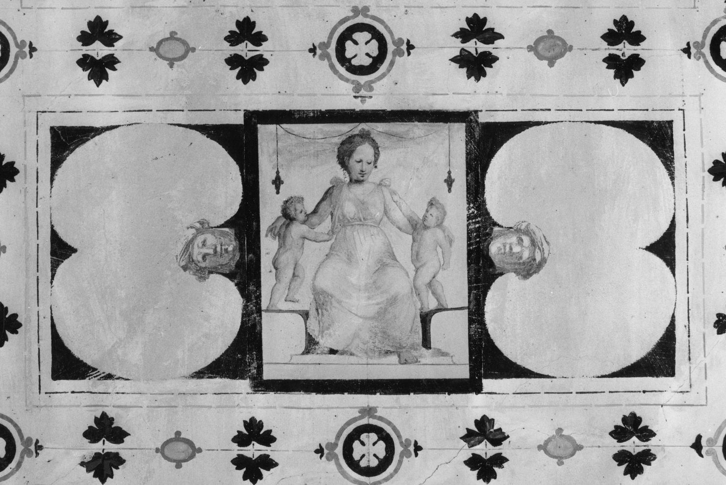 Carità (dipinto, elemento d'insieme) di Neroni Bartolomeo detto Riccio (secondo quarto sec. XVI)