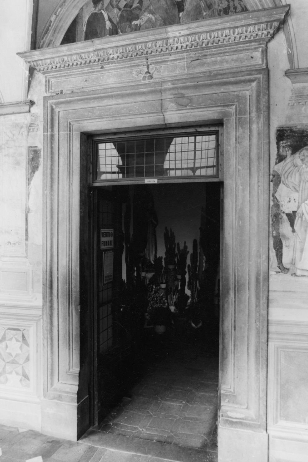 mostra di portale - bottega toscana (sec. XV)