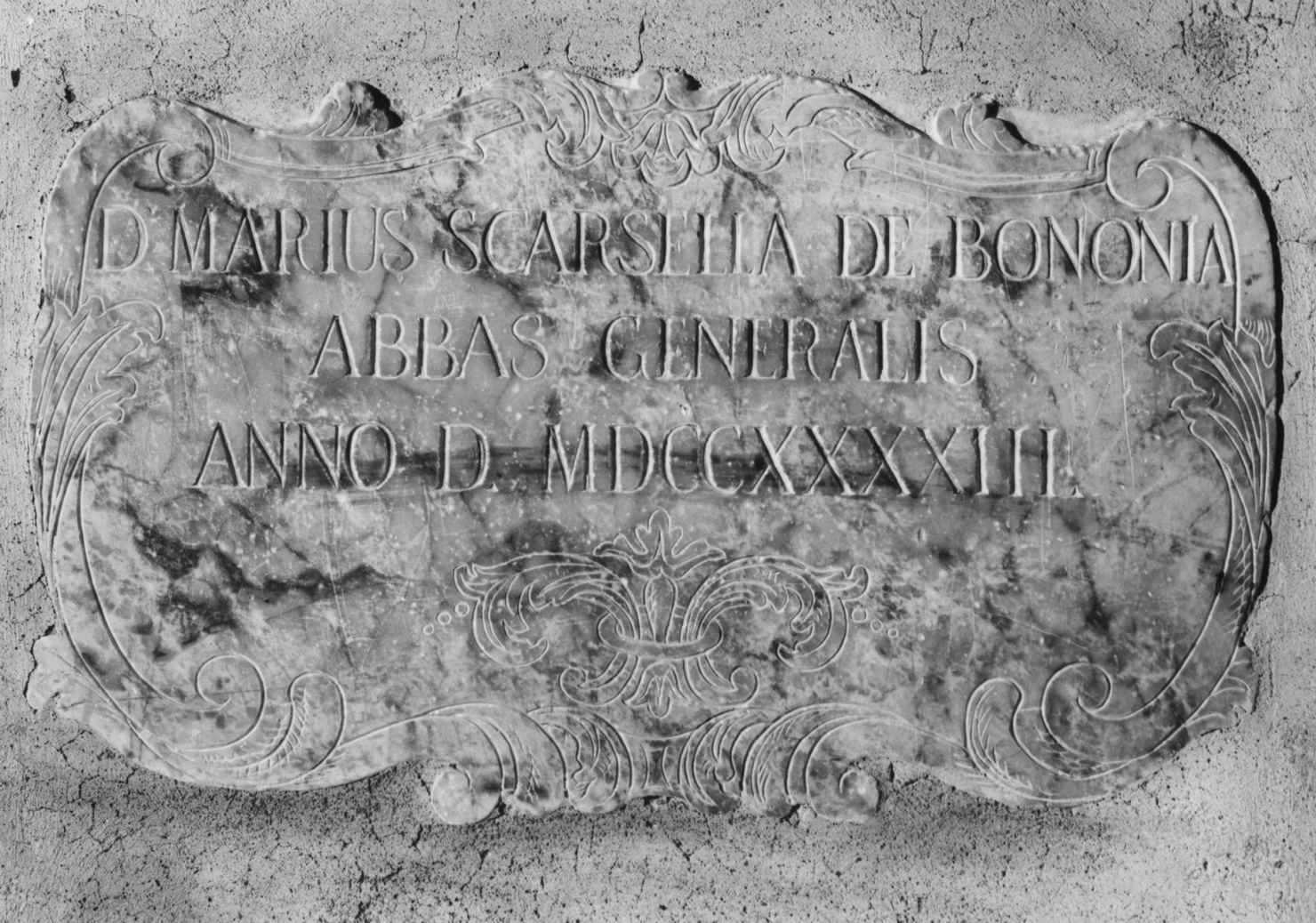 lapide - bottega toscana (sec. XVIII)