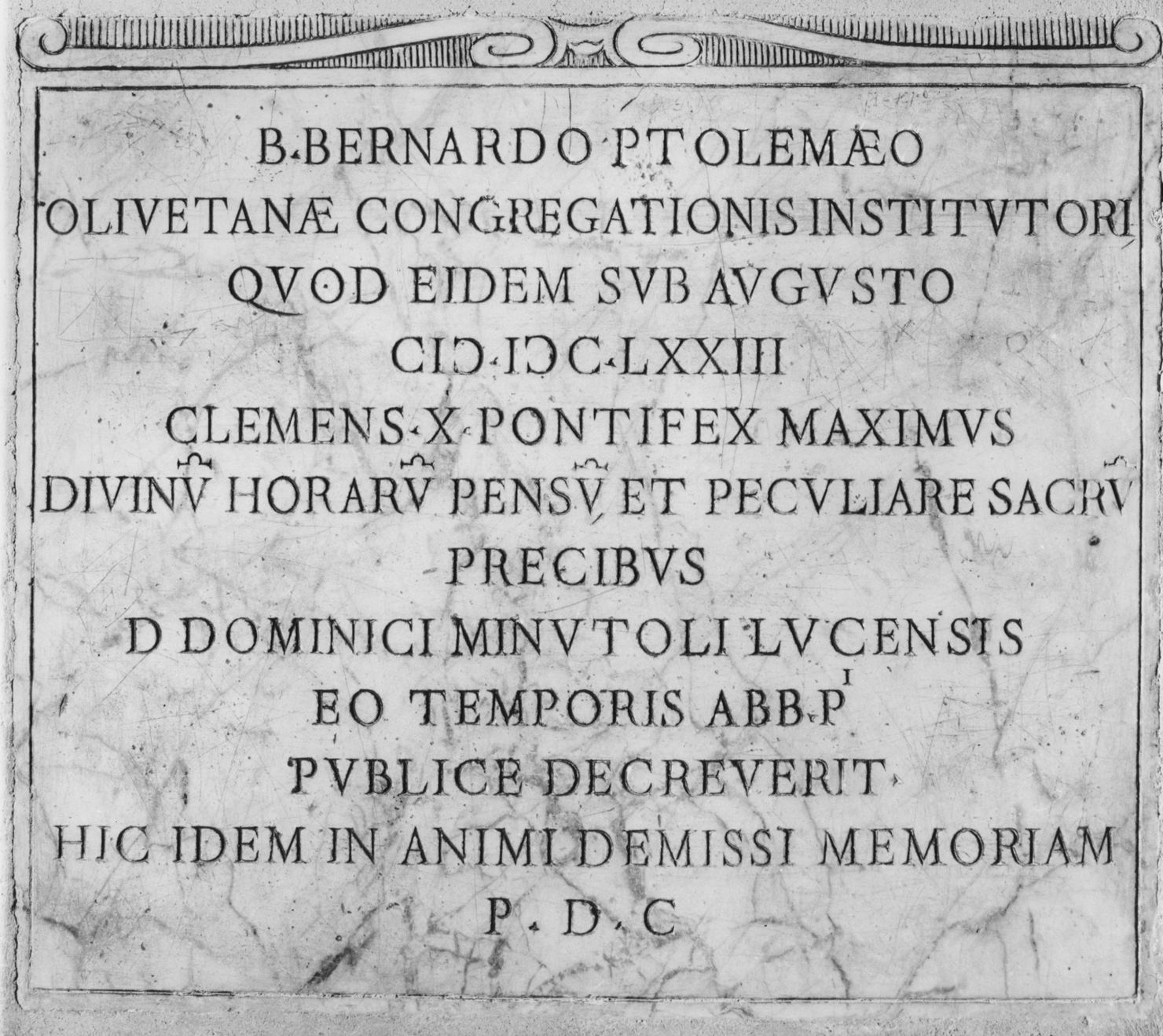 lapide - bottega toscana (sec. XVII)