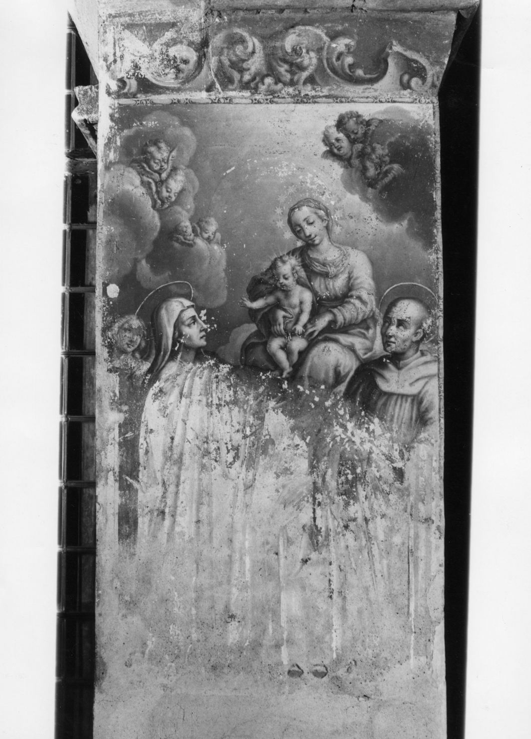 Madonna con Bambino e Santi (dipinto, elemento d'insieme) - ambito Italia centrale (prima metà sec. XVIII)