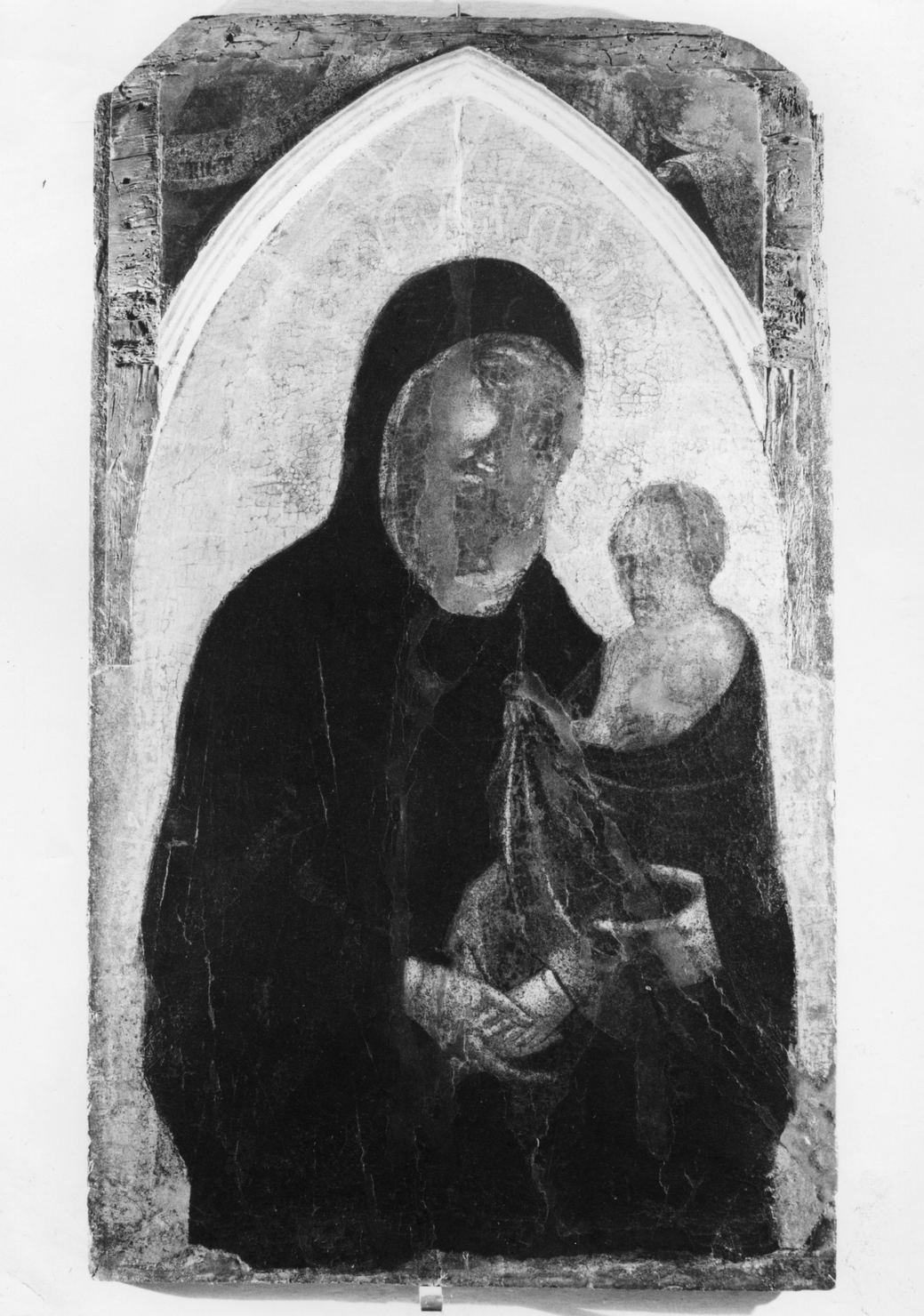 Madonna con Bambino (dipinto) - ambito senese (primo quarto sec. XIV)