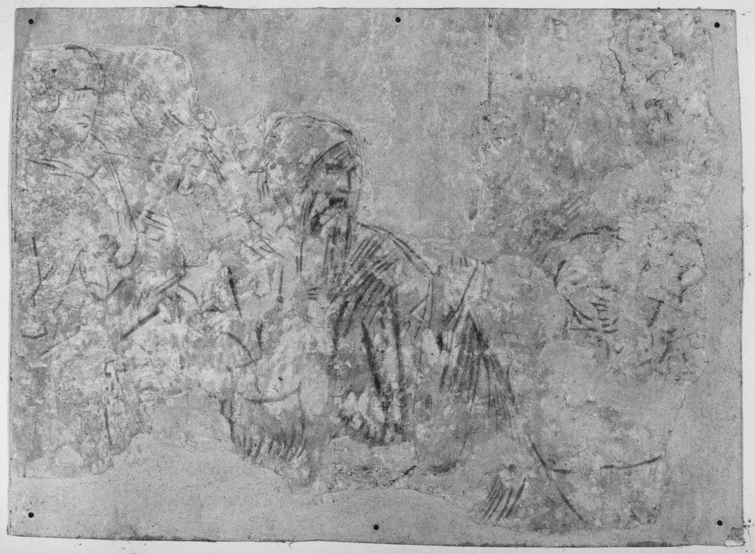 San Benedetto consegna la Regola ai monaci olivetani (dipinto, elemento d'insieme) di Bazzi Giovanni Antonio detto Sodoma (sec. XVI)