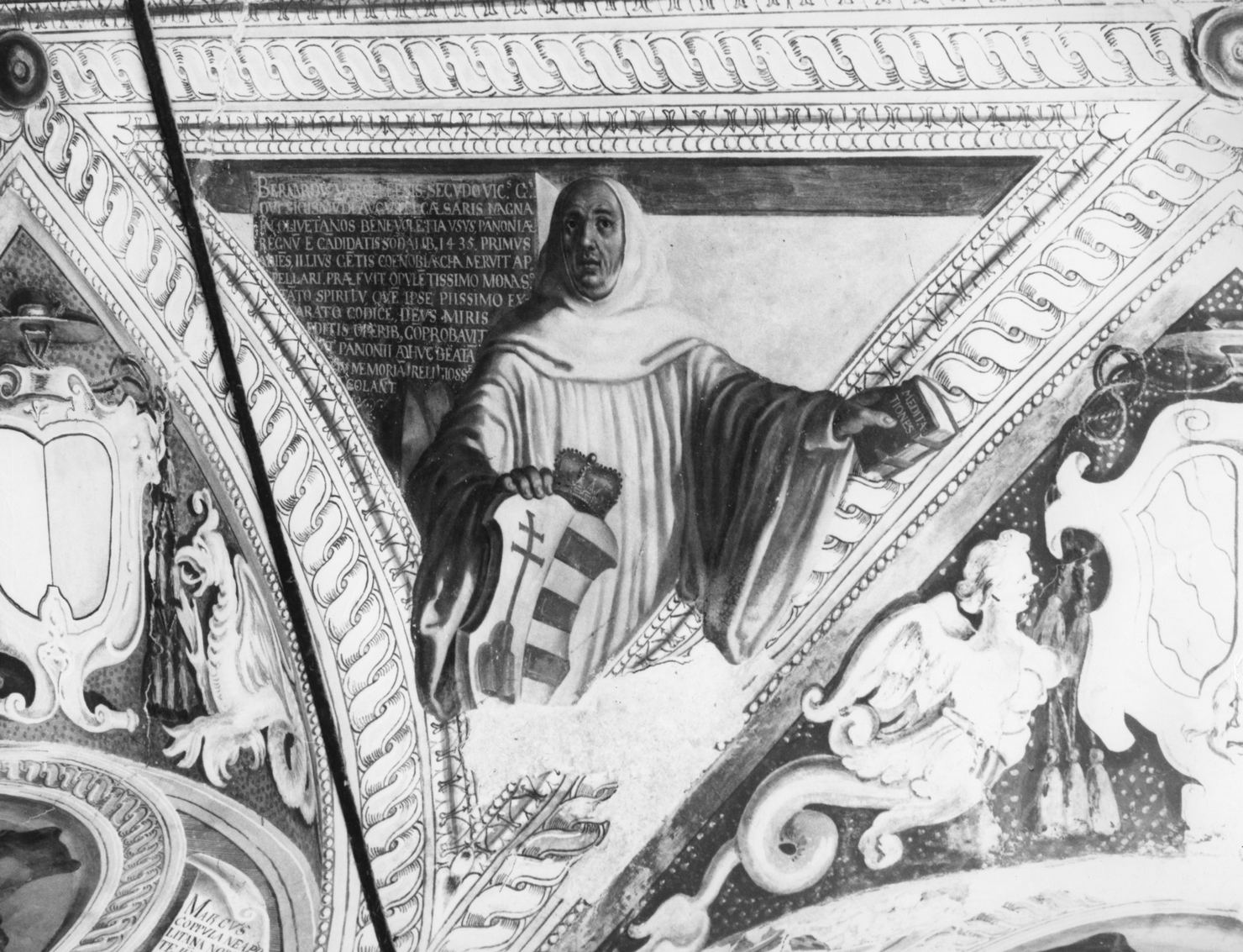 ritratto di padre Bernardo da Vercelli (dipinto, elemento d'insieme) di Moller Antonio Maria il giovane (sec. XVII)