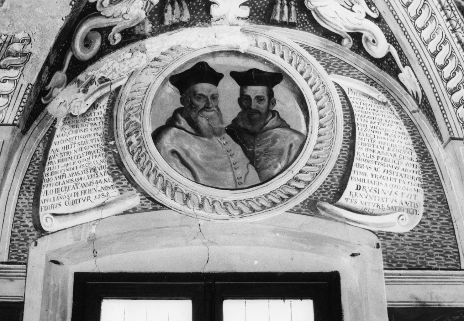 ritratti dei padri Matteo Gastaldi e Filippo Serrati (dipinto, elemento d'insieme) di Moller Antonio Maria il giovane (sec. XVII)