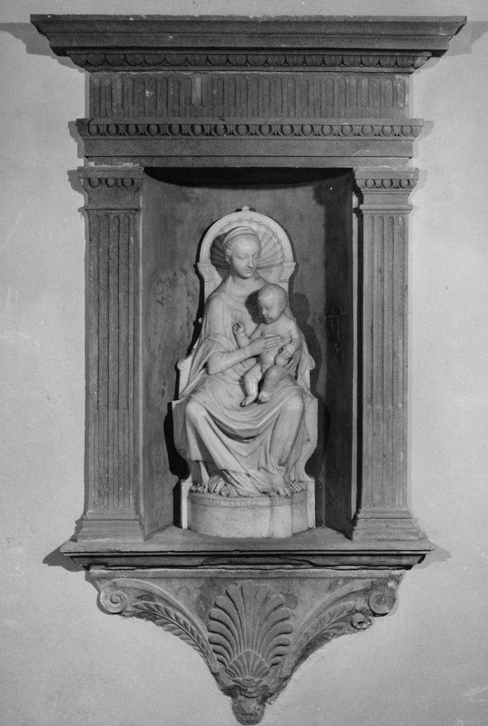edicola, elemento d'insieme - bottega toscana (secc. XV/ XVI)