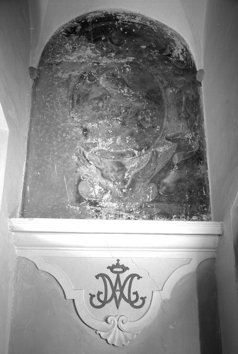 Madonna con Bambino (dipinto) - manifattura tosco-laziale (seconda metà sec. XVII)