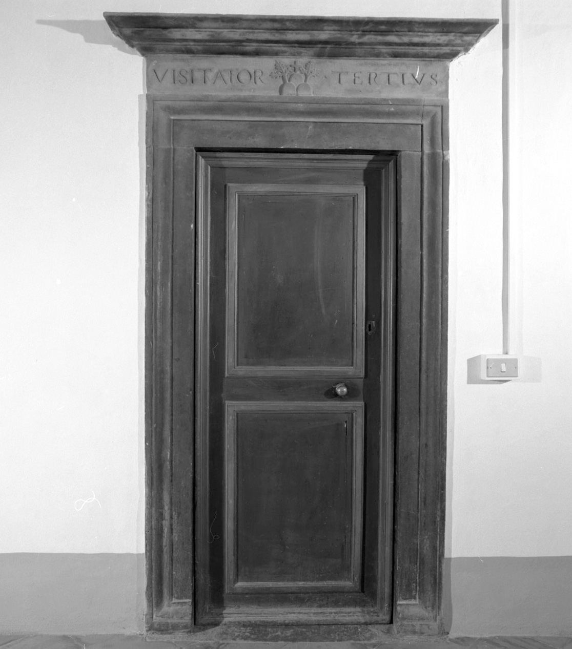 mostra di portale, elemento d'insieme - bottega toscana (sec. XV)