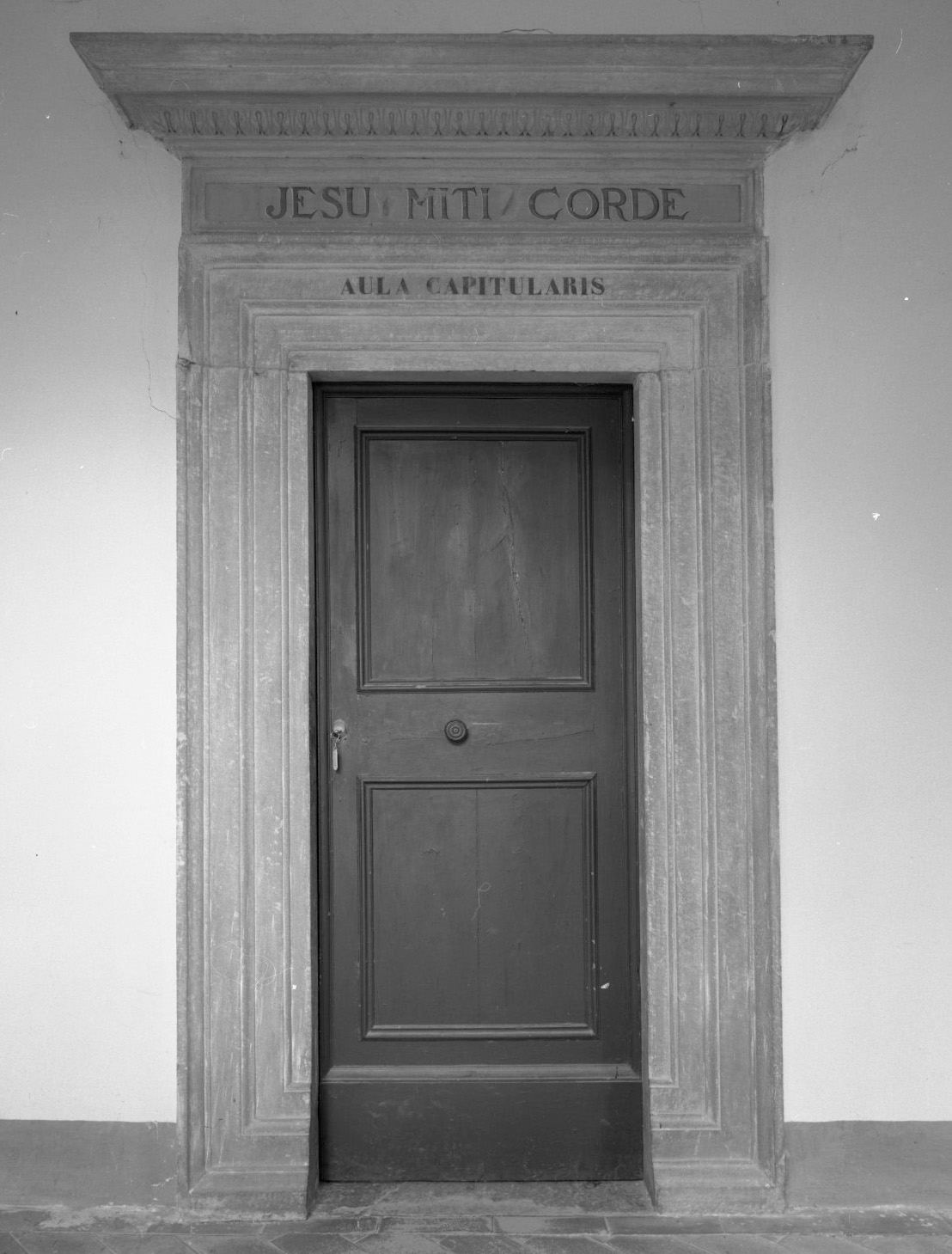 mostra di portale, elemento d'insieme - bottega toscana (sec. XVIII)