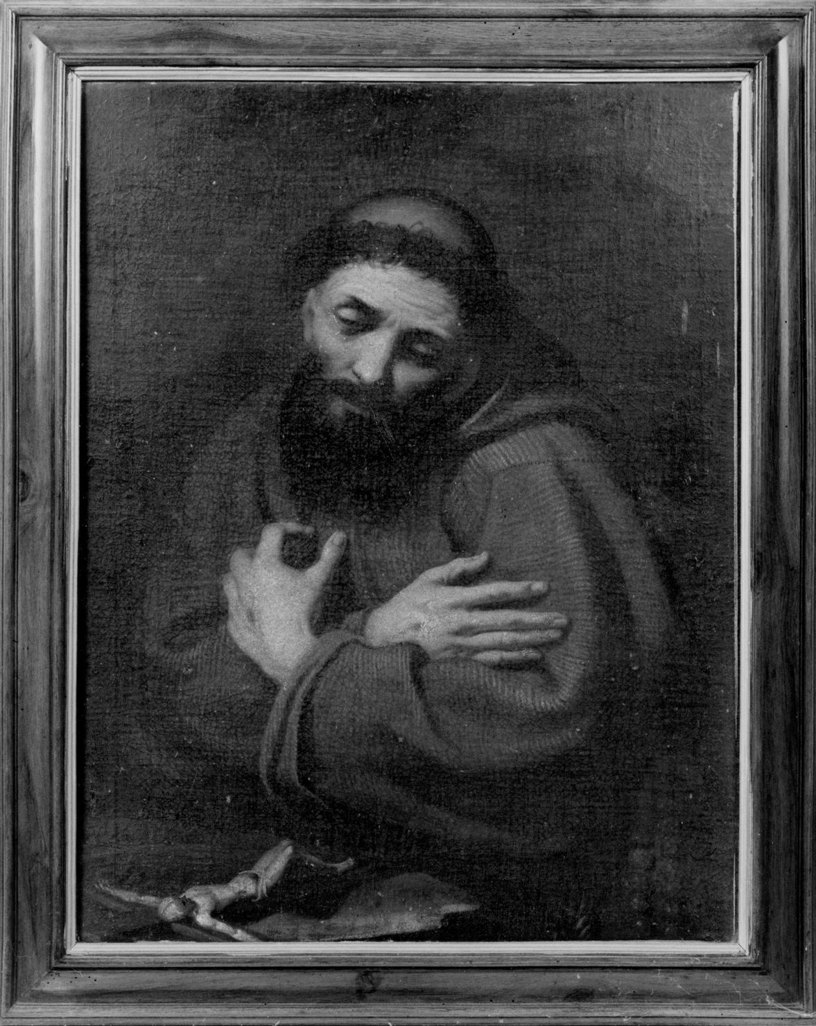 San Francesco d'Assisi in preghiera (dipinto) di Mei Bernardino (sec. XVII)
