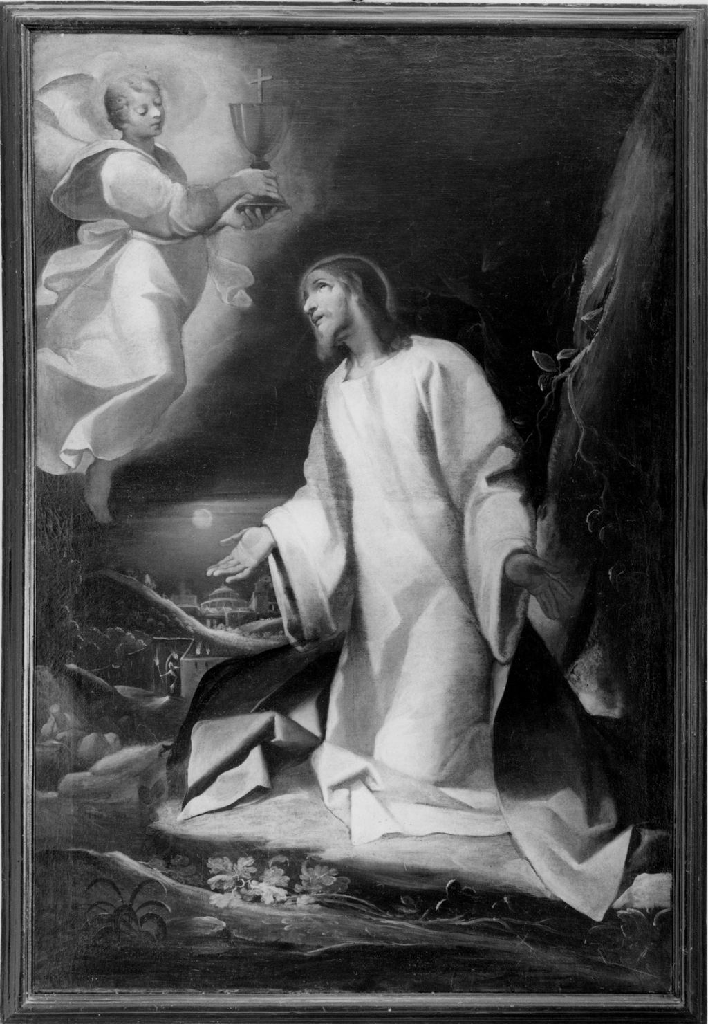 orazione di Cristo nell'orto di Getsemani (dipinto) di Pisani Giovan Paolo (primo quarto sec. XVII)