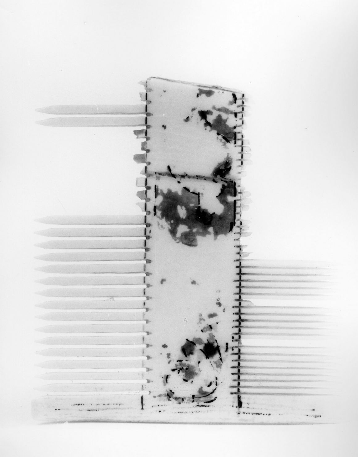 pettine liturgico doppio - bottega toscana (ultimo quarto sec. XIII)