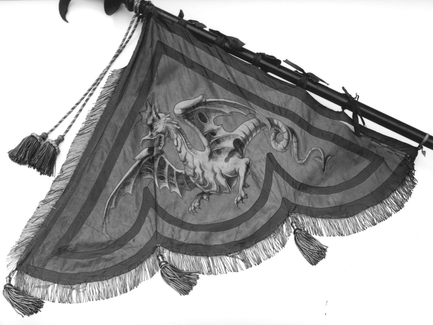 drago (bandiera, opera isolata) - bottega toscana (prima metà sec. XIX)