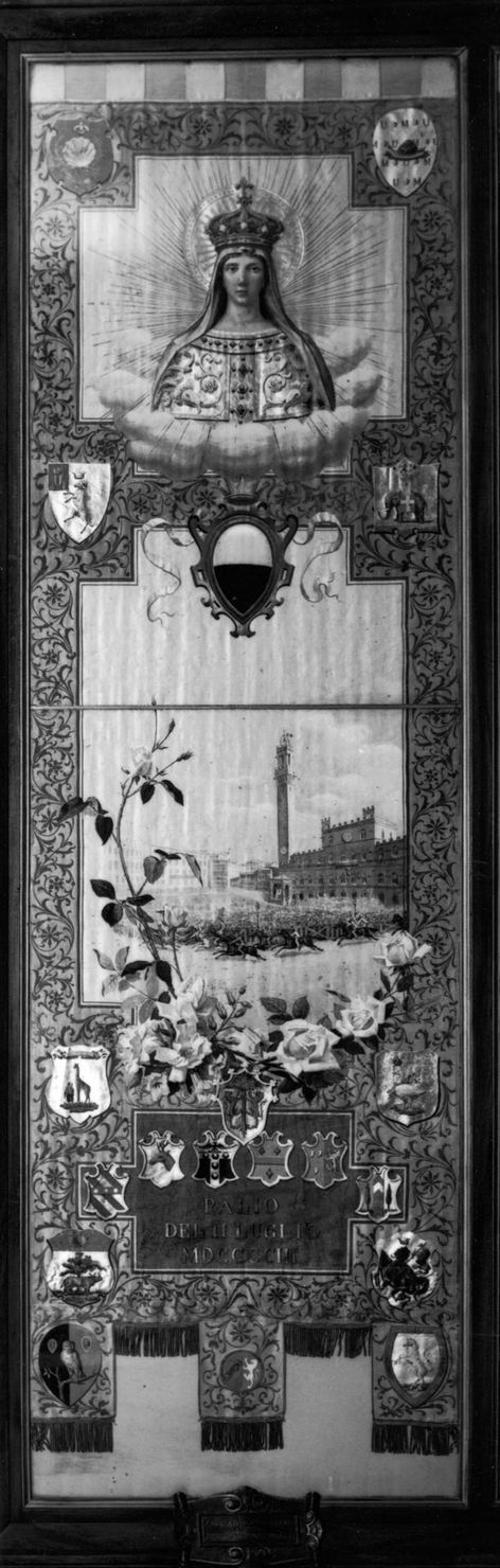 Madonna (palio, opera isolata) di Loli Piccolomini Pietro (sec. XX)