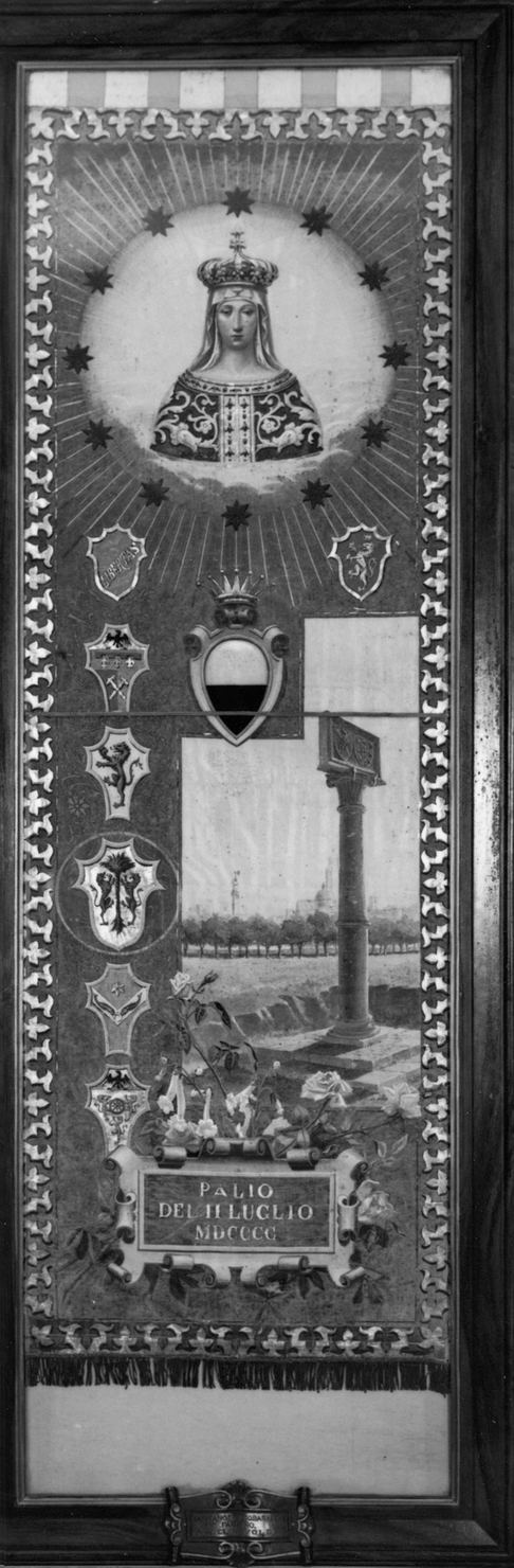 Madonna (palio, opera isolata) di Loli Piccolomini Pietro, Merlini Carlo (sec. XX)