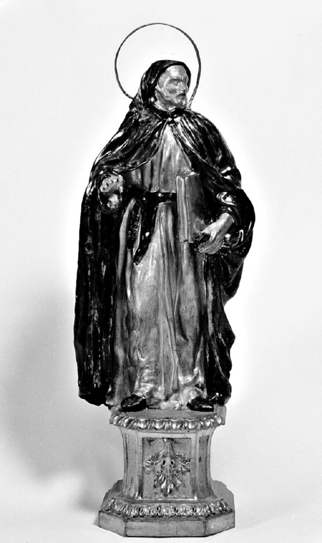 Santo (statuetta, elemento d'insieme) - ambito senese (secc. XVIII/ XIX)