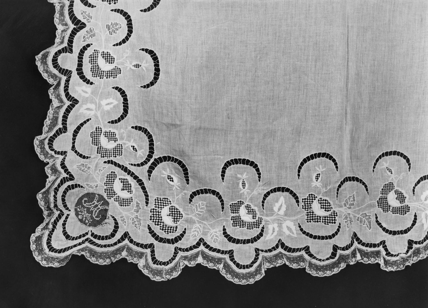 tovaglia d'altare - manifattura senese (sec. XIX)