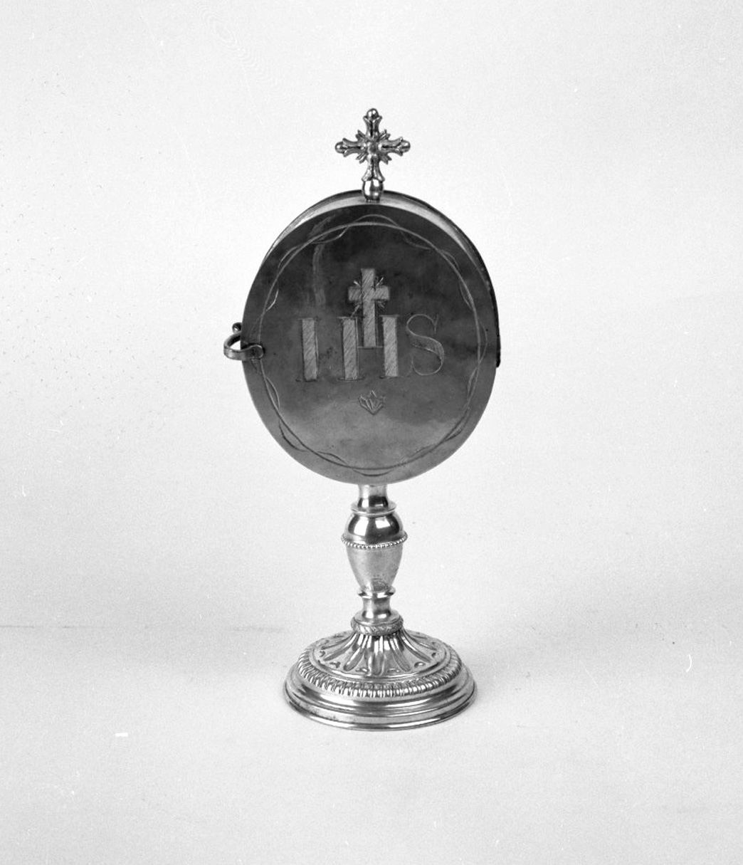 monogramma cristologico (teca eucaristica) - bottega toscana (seconda metà sec. XIX)