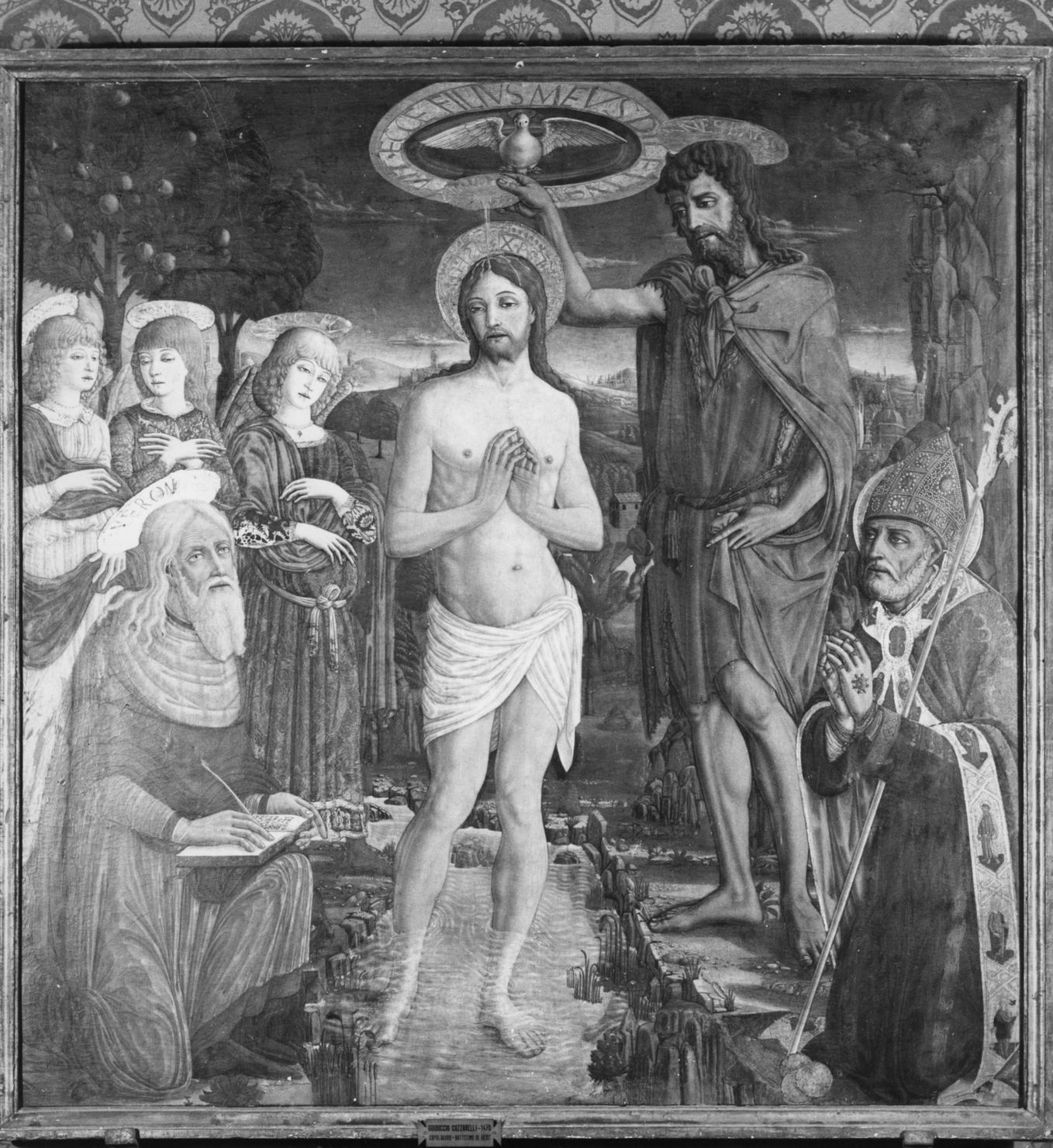 battesimo di Cristo (dipinto) di Cozzarelli Guidoccio (sec. XV)