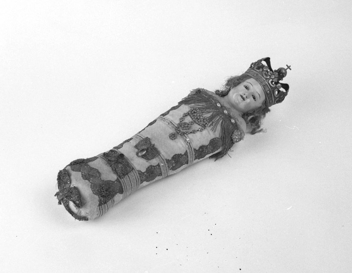 Maria Vergine bambina (statuetta devozionale) - bottega toscana (sec. XIX)