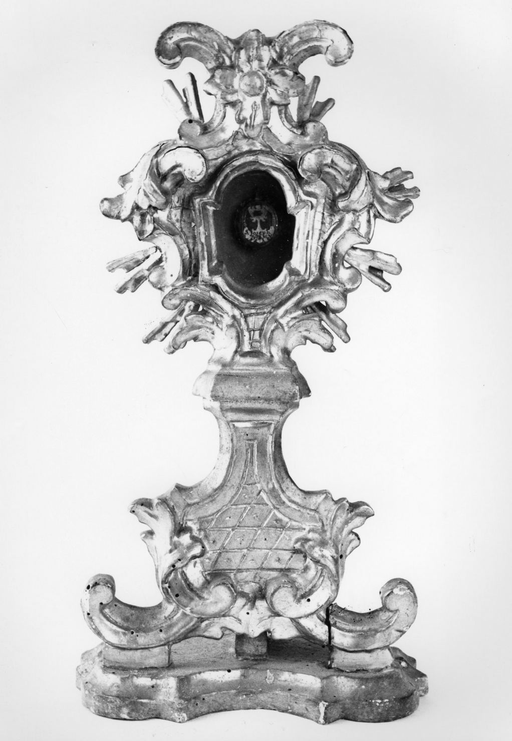 reliquiario - a ostensorio - bottega toscana (sec. XVIII)