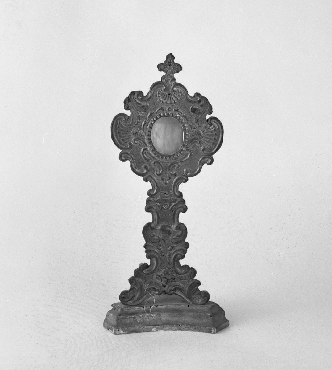 reliquiario - a ostensorio, serie - bottega toscana (sec. XVIII)