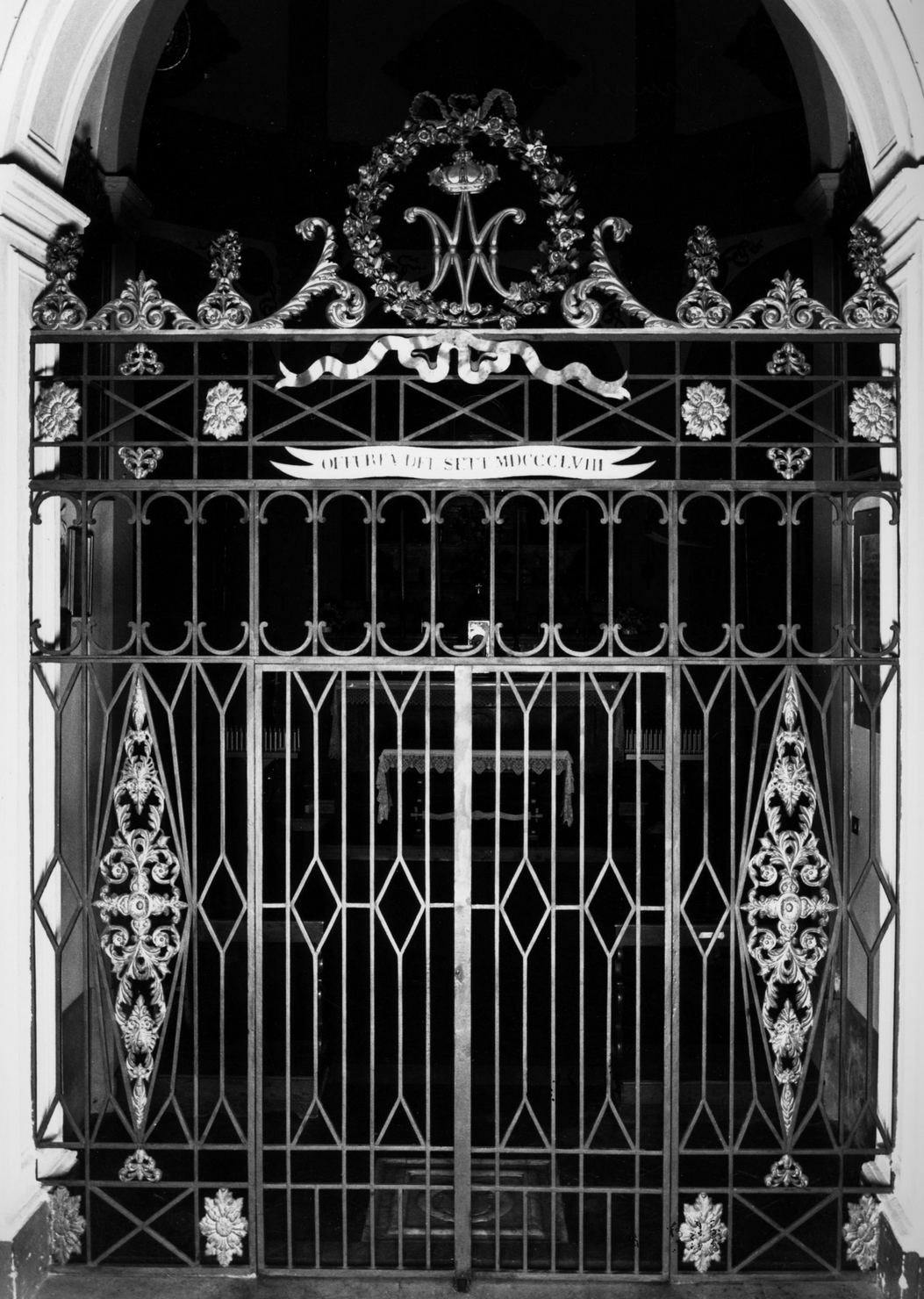 cancellata - bottega senese (sec. XIX)