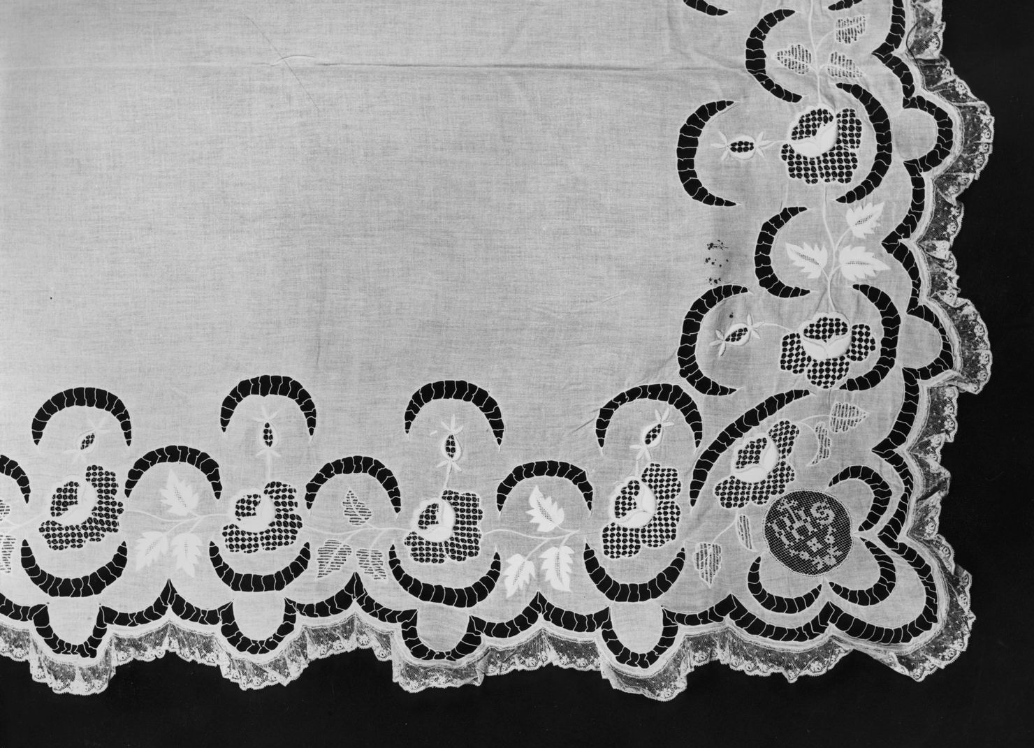 tovaglia d'altare, serie - manifattura senese (sec. XIX)