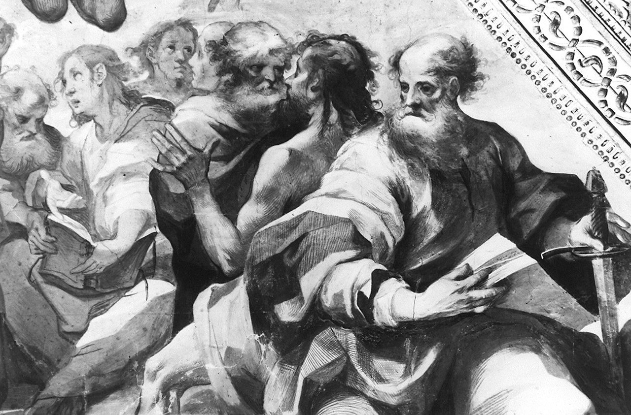 ritratto di un bambino della famiglia Piccolomini (dipinto, elemento d'insieme) di Salimbeni Ventura detto Bevilacqua (sec. XVI)