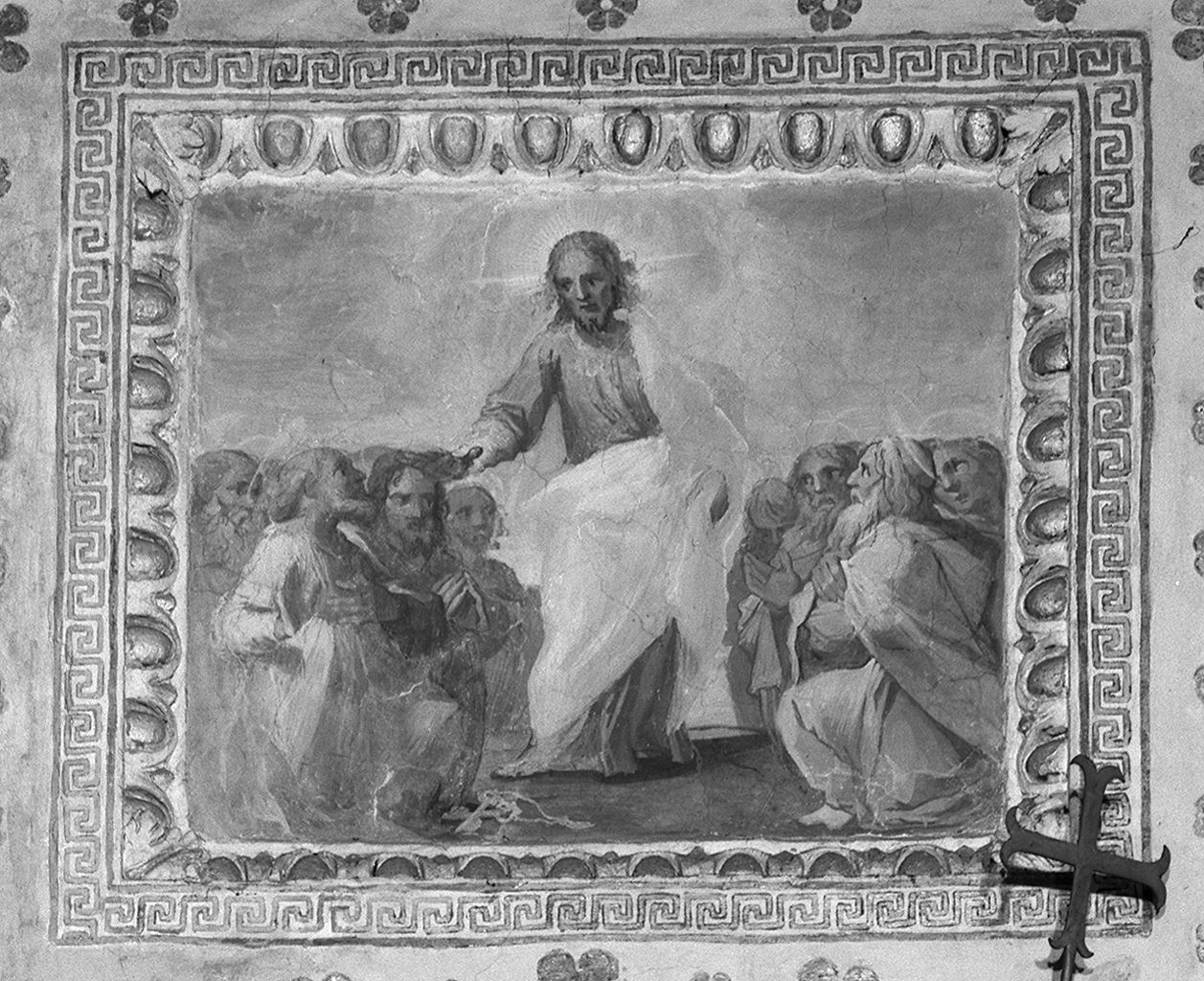 Cristo invia gli apostoli a predicare (dipinto, elemento d'insieme) di Salimbeni Ventura detto Bevilacqua (sec. XVI)