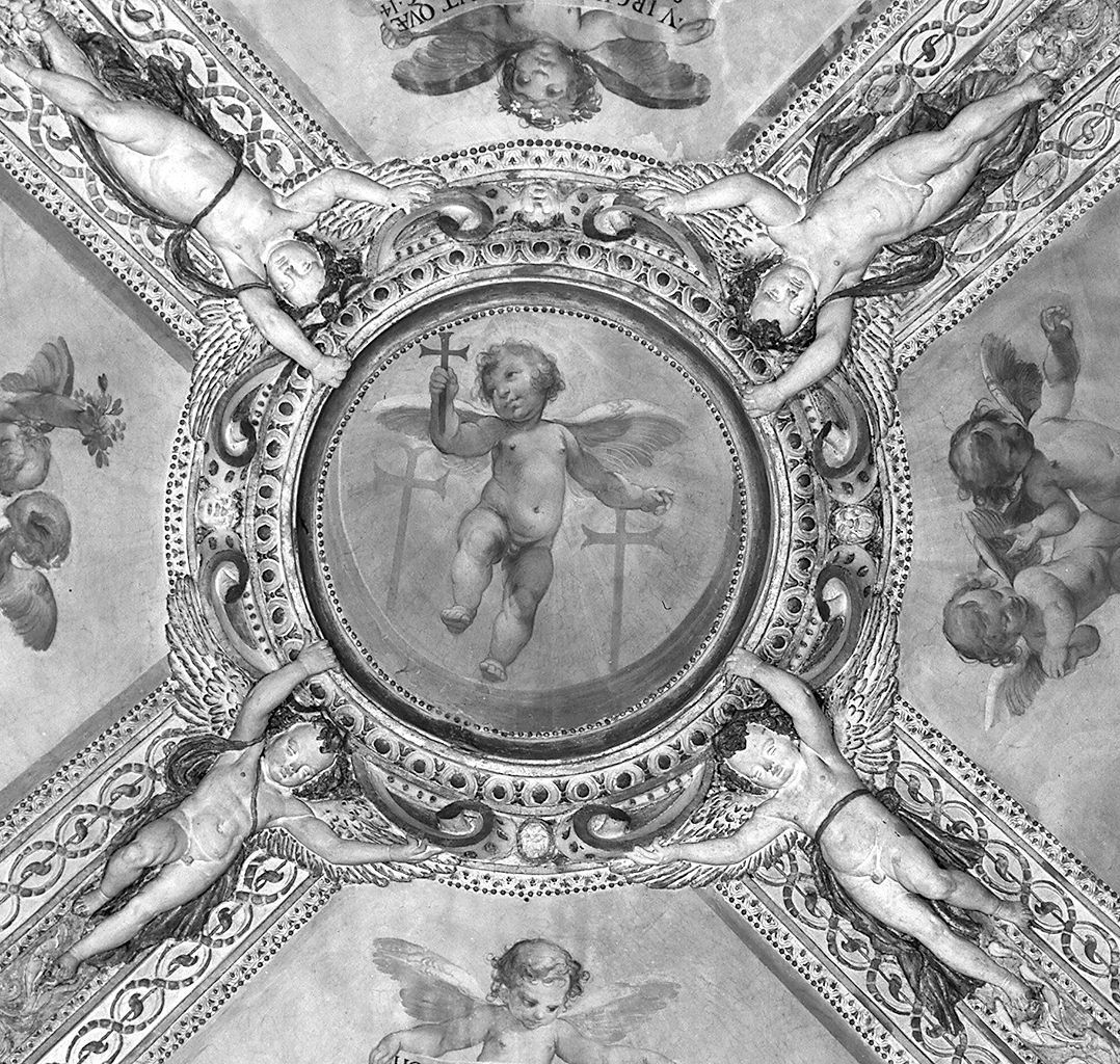 putti alati (rilievo, serie) di Rustici Lorenzo, Antichi Prospero detto Bresciano (sec. XVI)