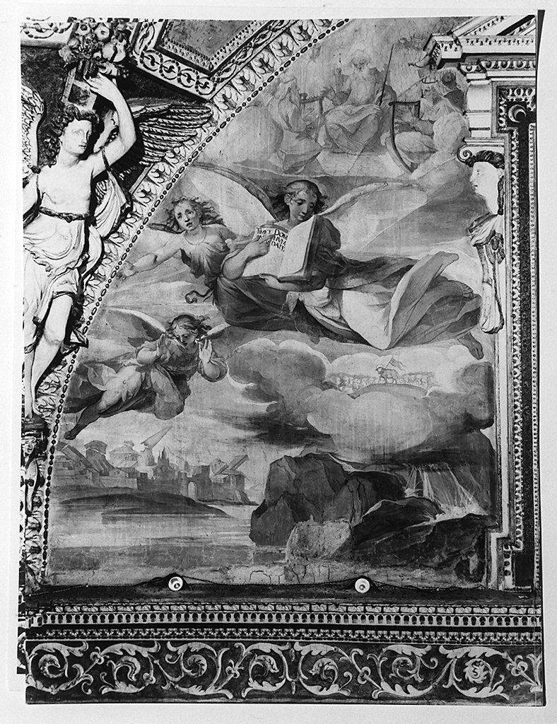 caduta di Babilonia (dipinto, elemento d'insieme) di Salimbeni Ventura detto Bevilacqua (sec. XVII)