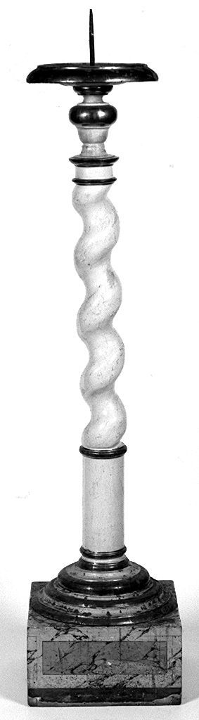 candelabro, serie - bottega toscana (secc. XVII/ XVIII)