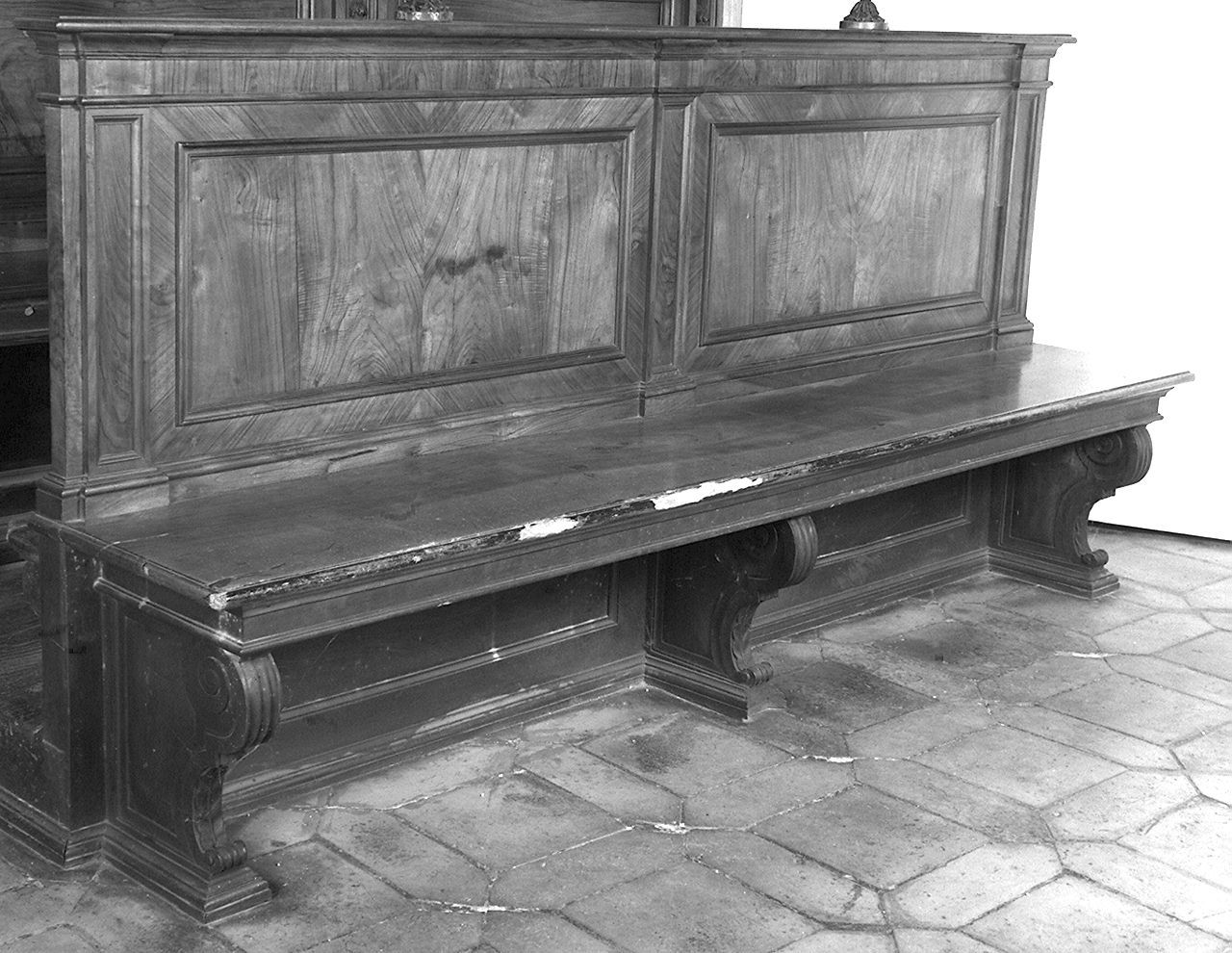 stalli del coro - bottega senese (sec. XVIII)