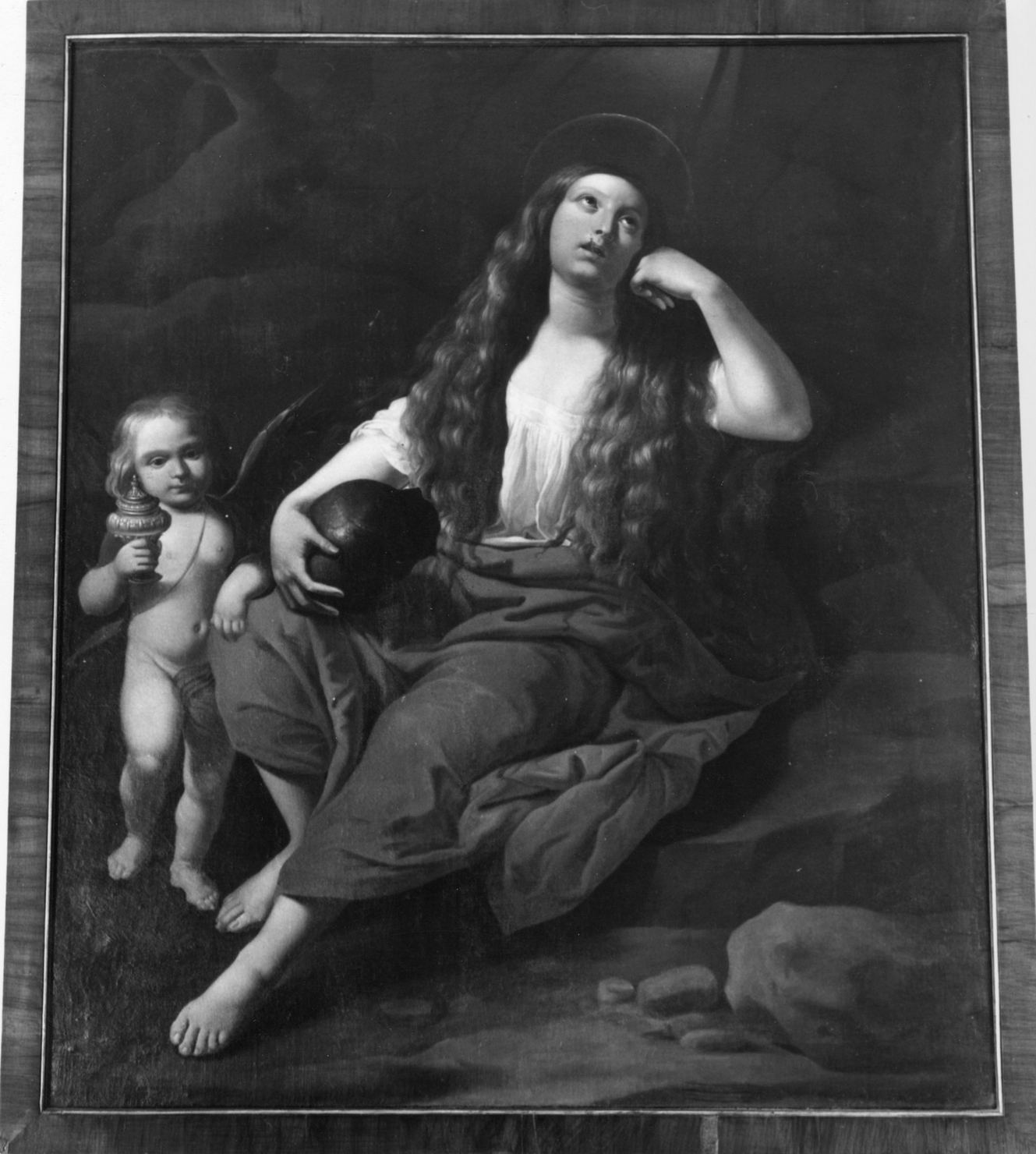 Santa Maria Maddalena penitente (dipinto) - ambito italiano (secc. XVII/ XVIII)