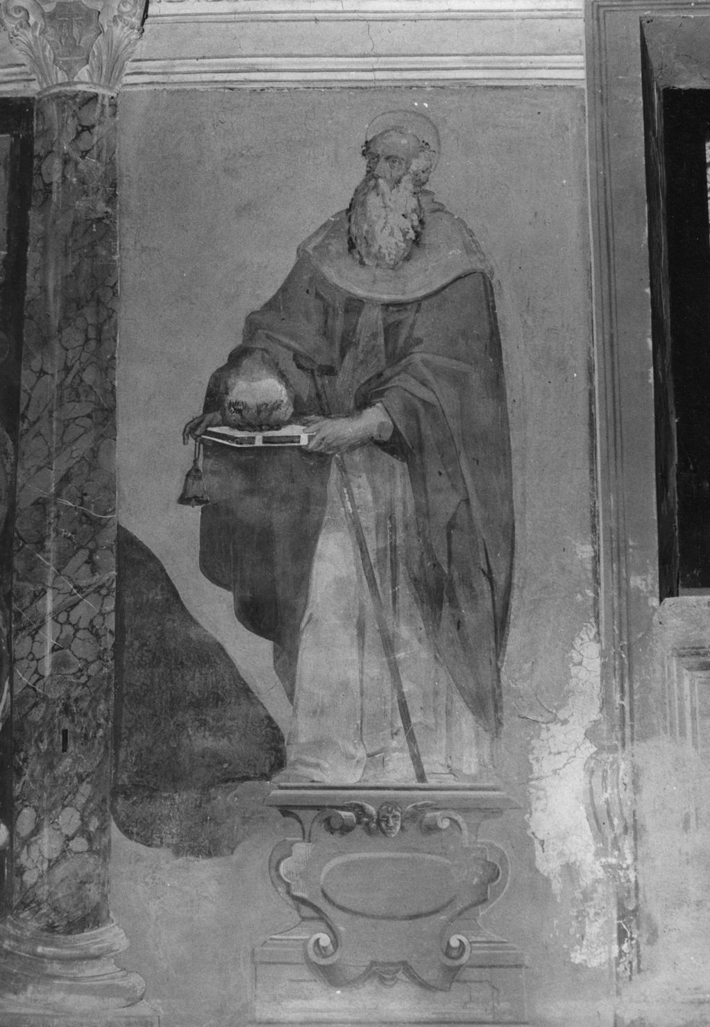 Sant'Antonio Abate (dipinto, elemento d'insieme) - ambito senese (prima metà sec. XVII)
