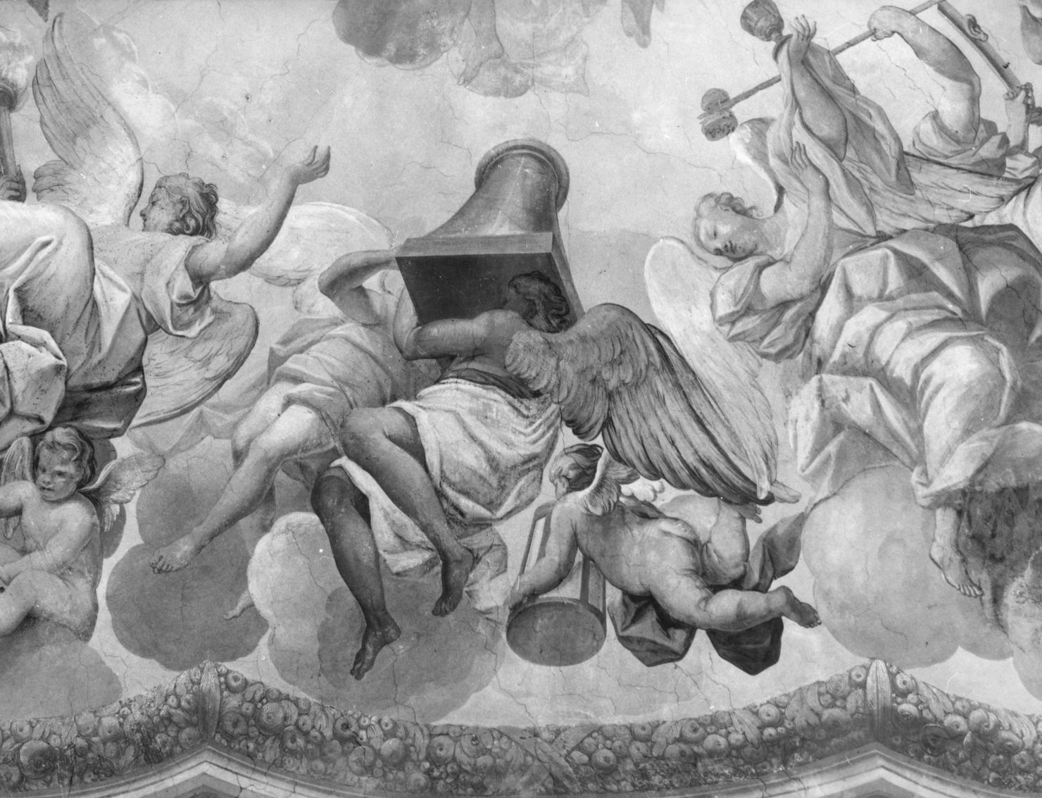 Dio Padre in gloria (dipinto) di Nasini Giuseppe Nicola (primo quarto sec. XVIII)