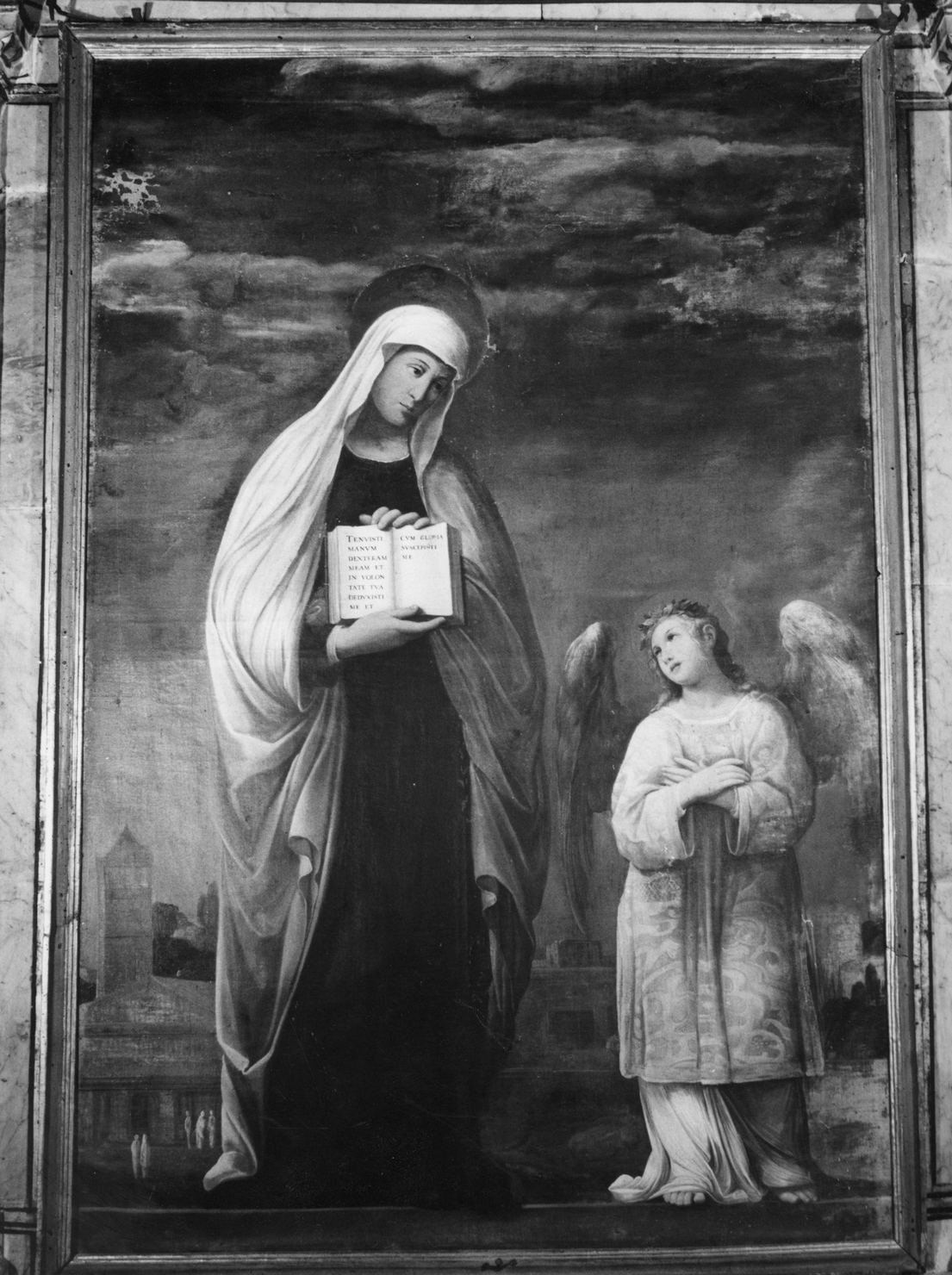 Santa Francesca Romana (dipinto) - ambito toscano (primo quarto sec. XVII)