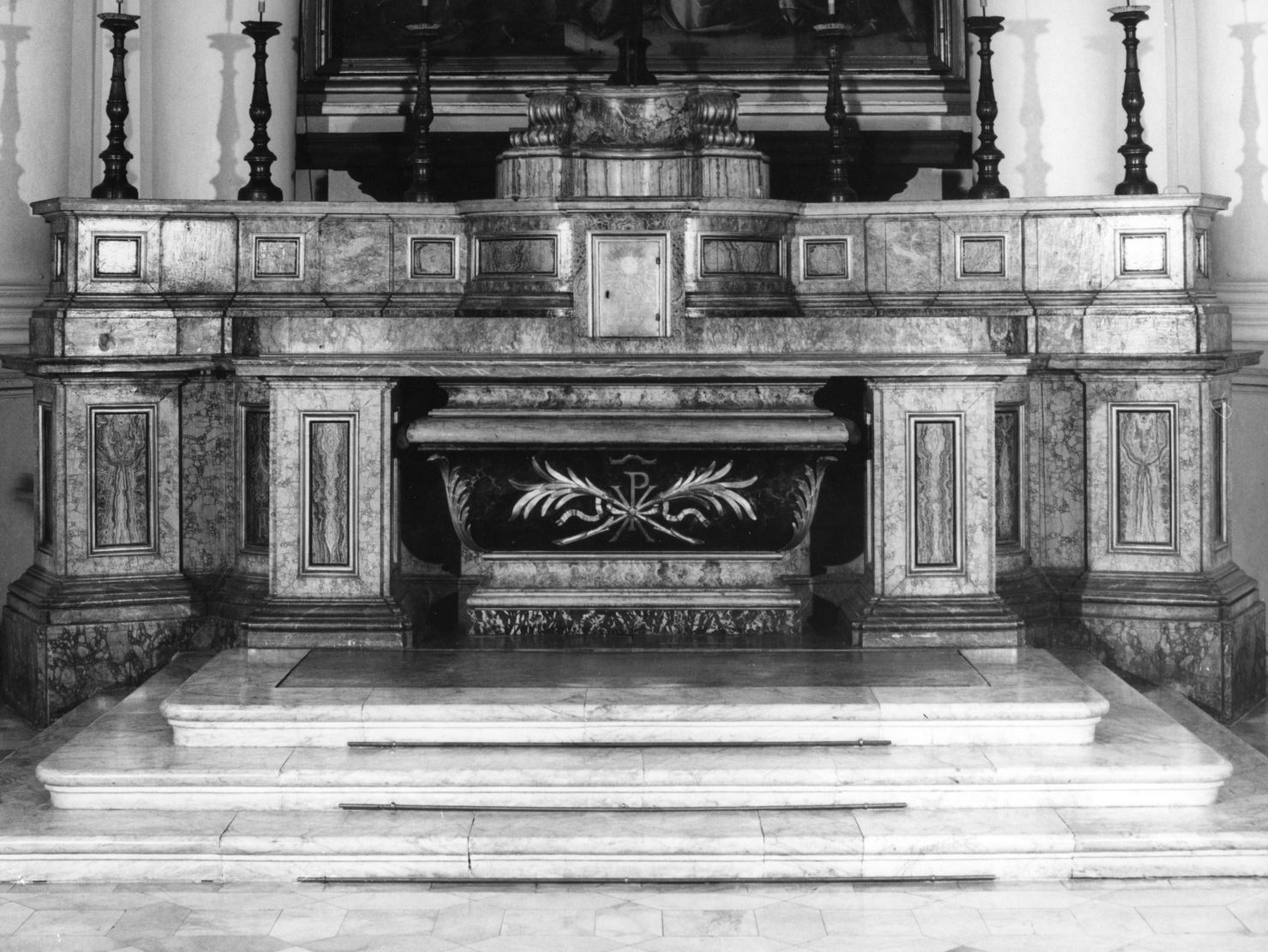 altare, elemento d'insieme - bottega toscana (prima metà sec. XIX)
