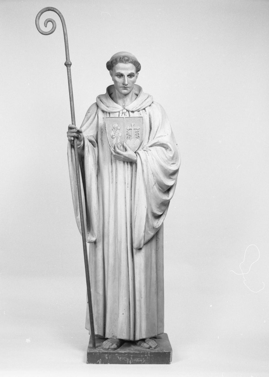 beato Bernardo Tolomei (statua) - ambito toscano (secc. XIX/ XX)