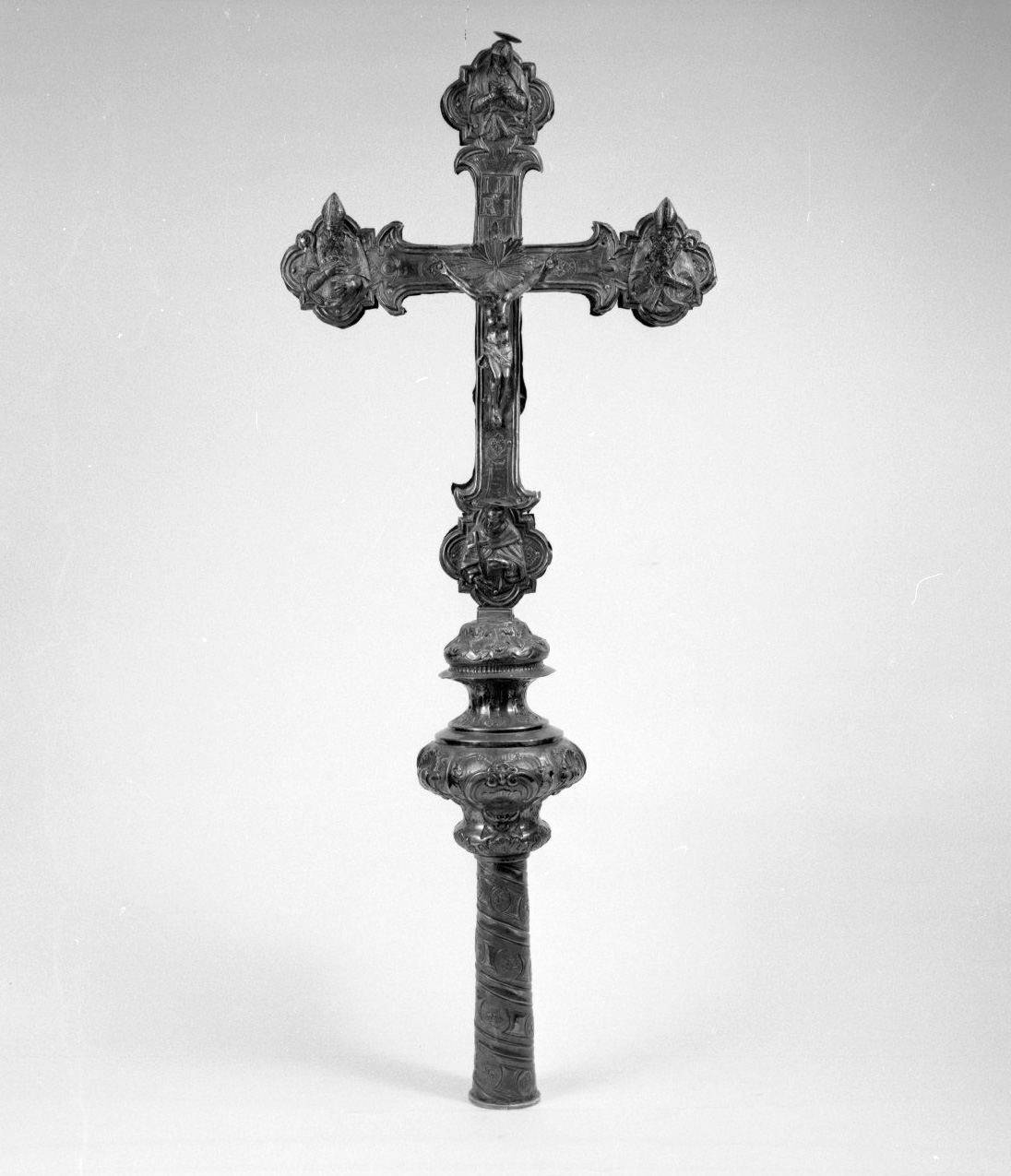 Cristo crocifisso (croce processionale) - bottega Italia centrale (prima metà sec. XVIII)