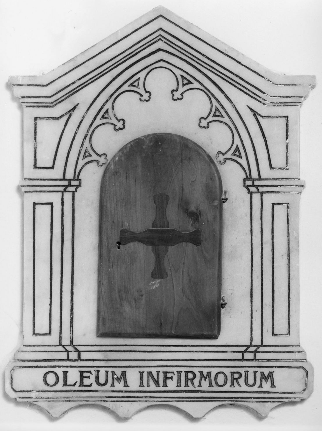 armadietto per oli santi - bottega toscana (inizio sec. XX)