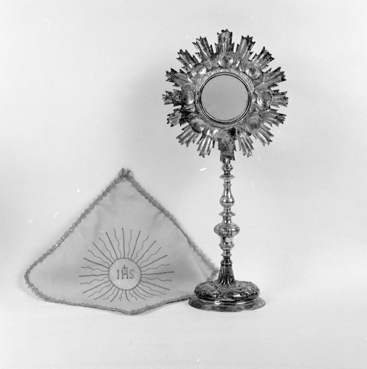 ostensorio - a raggiera - bottega toscana (metà sec. XVIII)