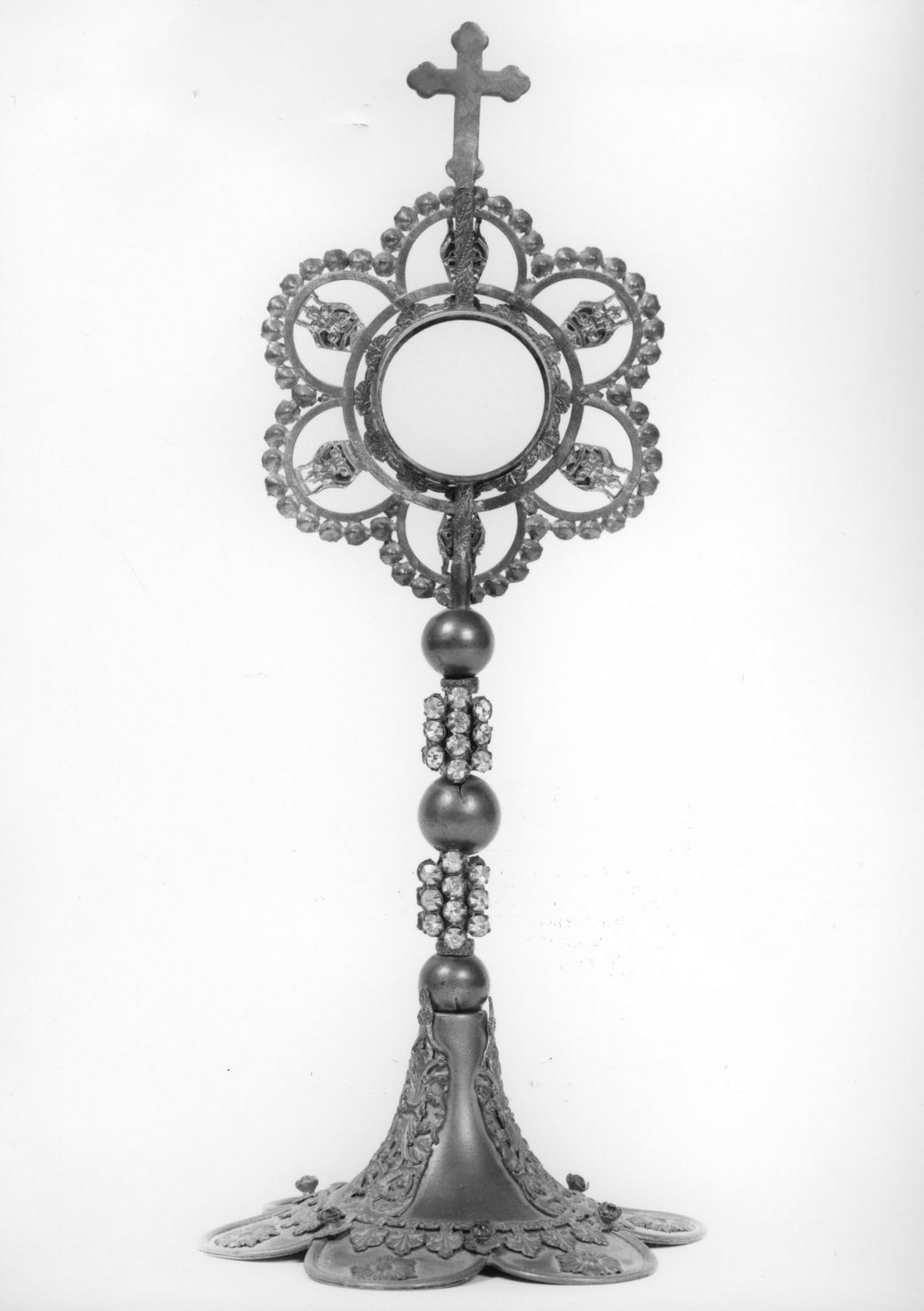 reliquiario-ostensorio - produzione italiana (prima metà sec. XX)