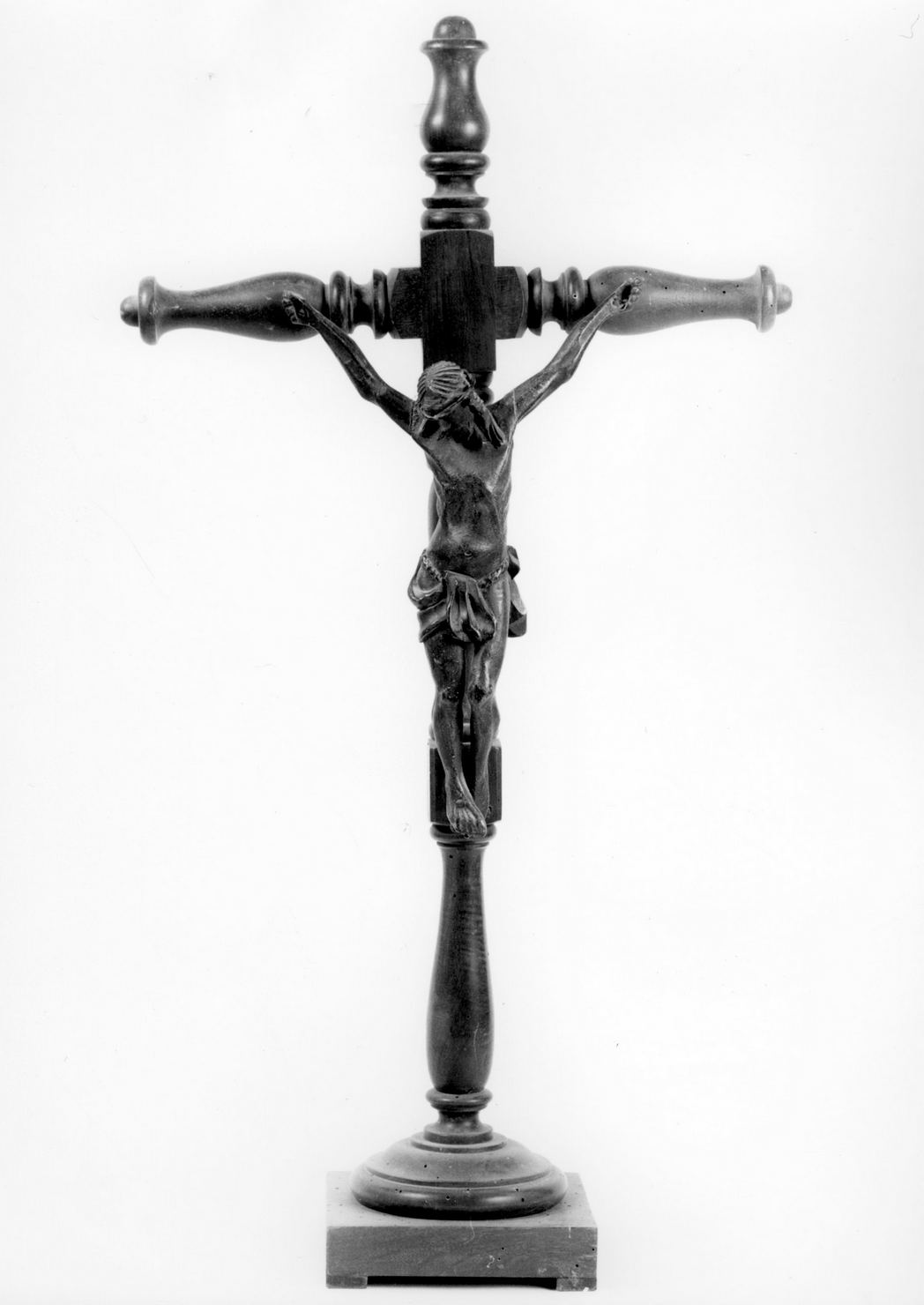 croce da tavolo - bottega toscana (sec. XIX)