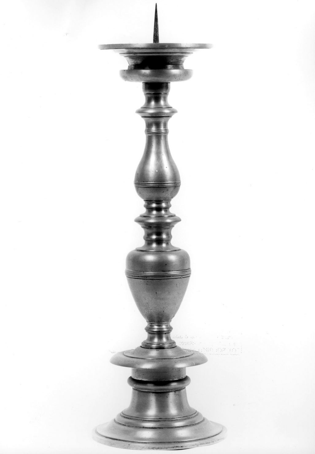 candeliere d'altare, serie - bottega toscana (sec. XVII)