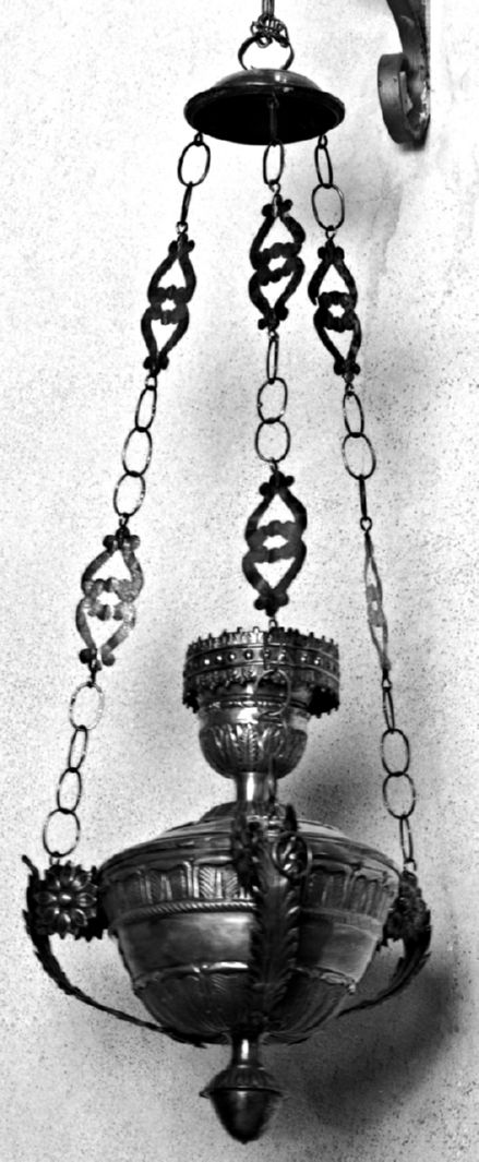 lampada pensile - produzione italiana (prima metà sec. XX)