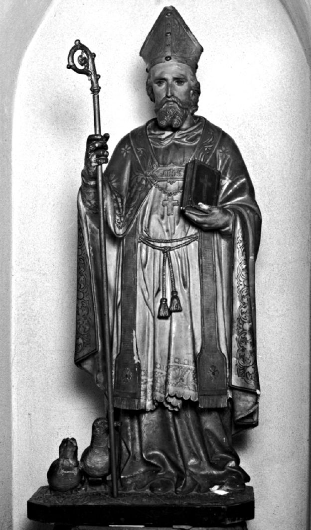 Santo vescovo (statua) - bottega toscana (prima metà sec. XX)