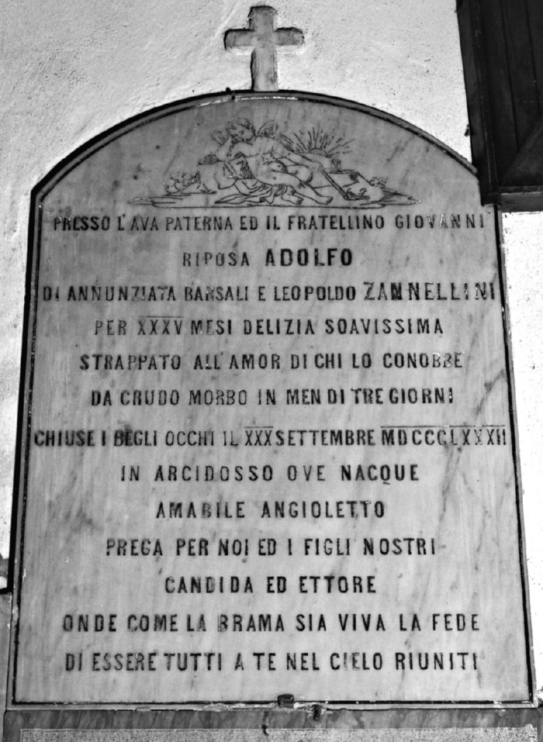 lapide tombale - bottega toscana (sec. XIX)